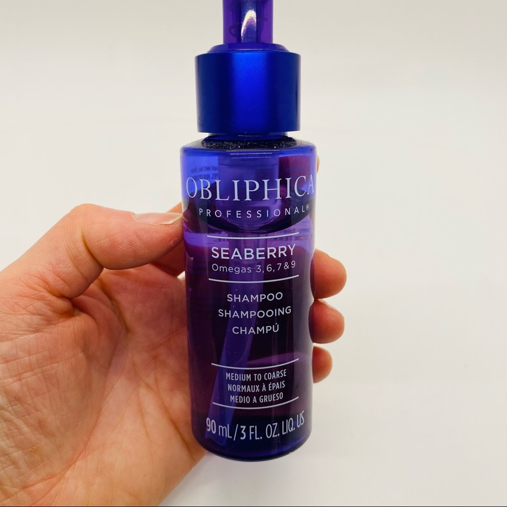 NWT Obliphica Professional Seaberry Shampoo Omega 3,6,7 & 9 Travel Size 3oz